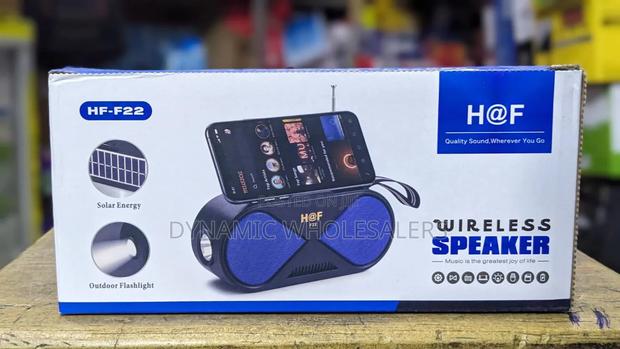 H at F Hf-F22 Portable Solar-Powered Bluetooth Speaker