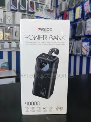 Premium Yesido Yp43 Pd Fast Charging 40,000mah Powerbank