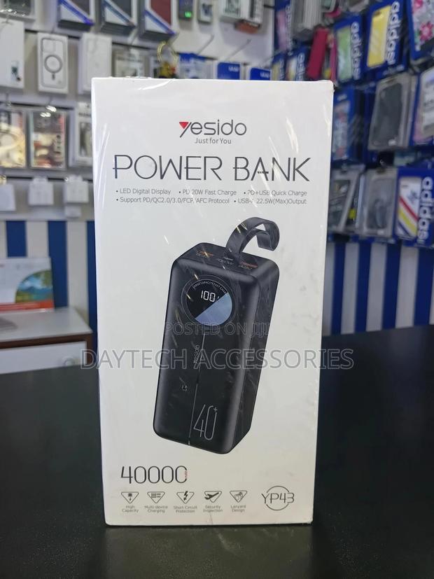 Yesido Yp43 40000mah Fast Charging High Capacity Power Bank