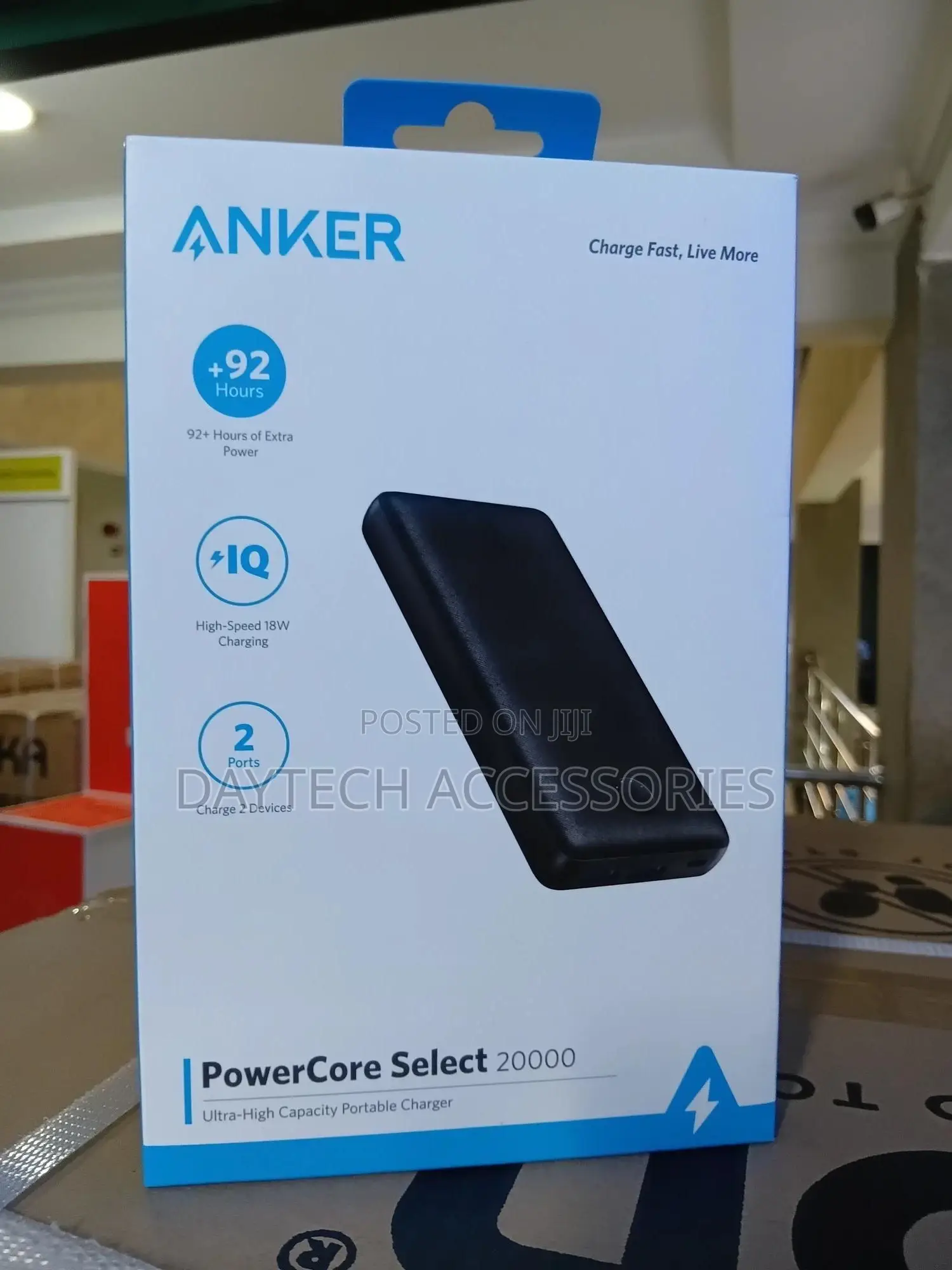 Anker Power Core Select Power Bank 20000mah - Black