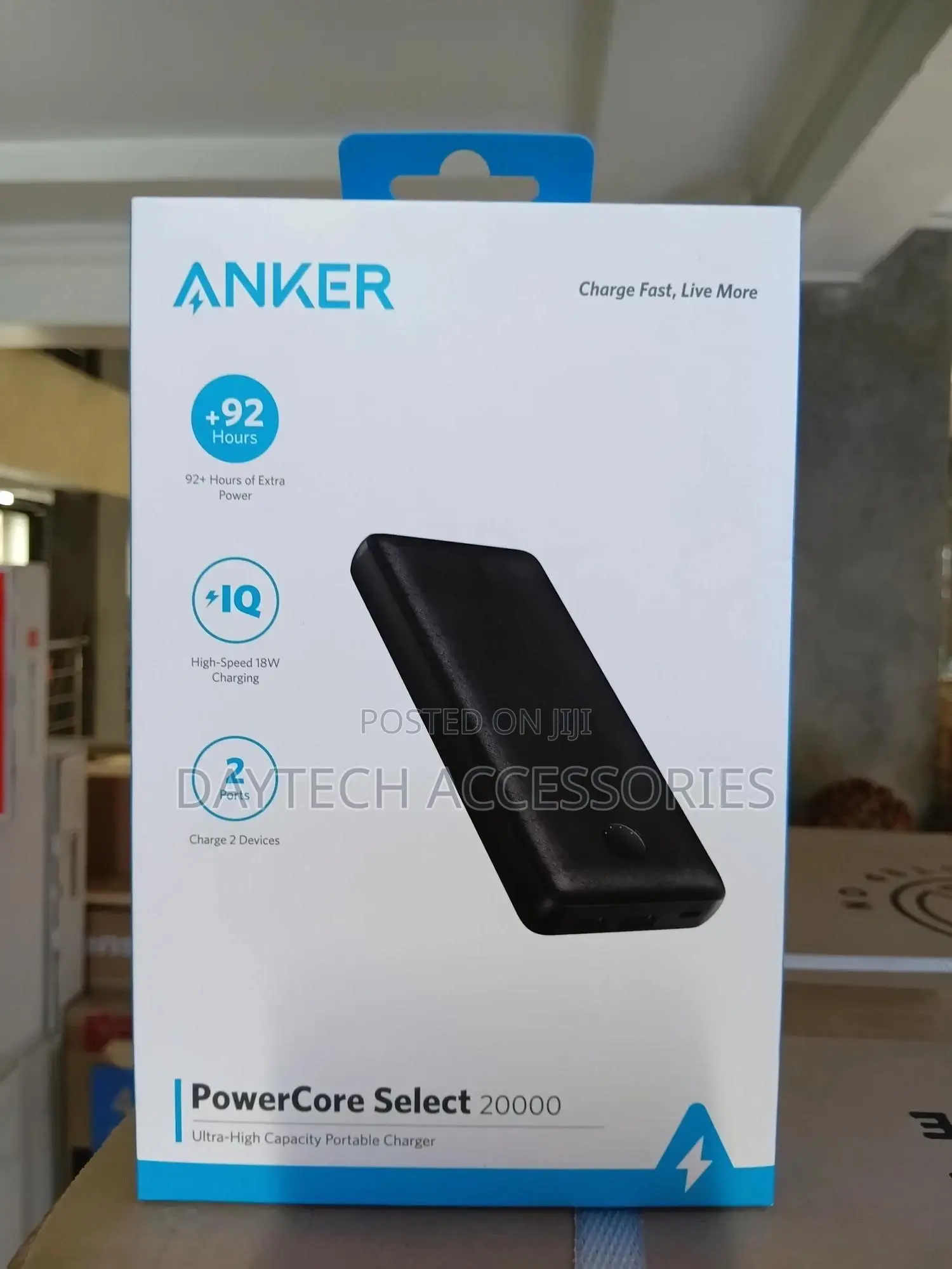 Anker Power Core Select Power Bank 20000mah - Black
