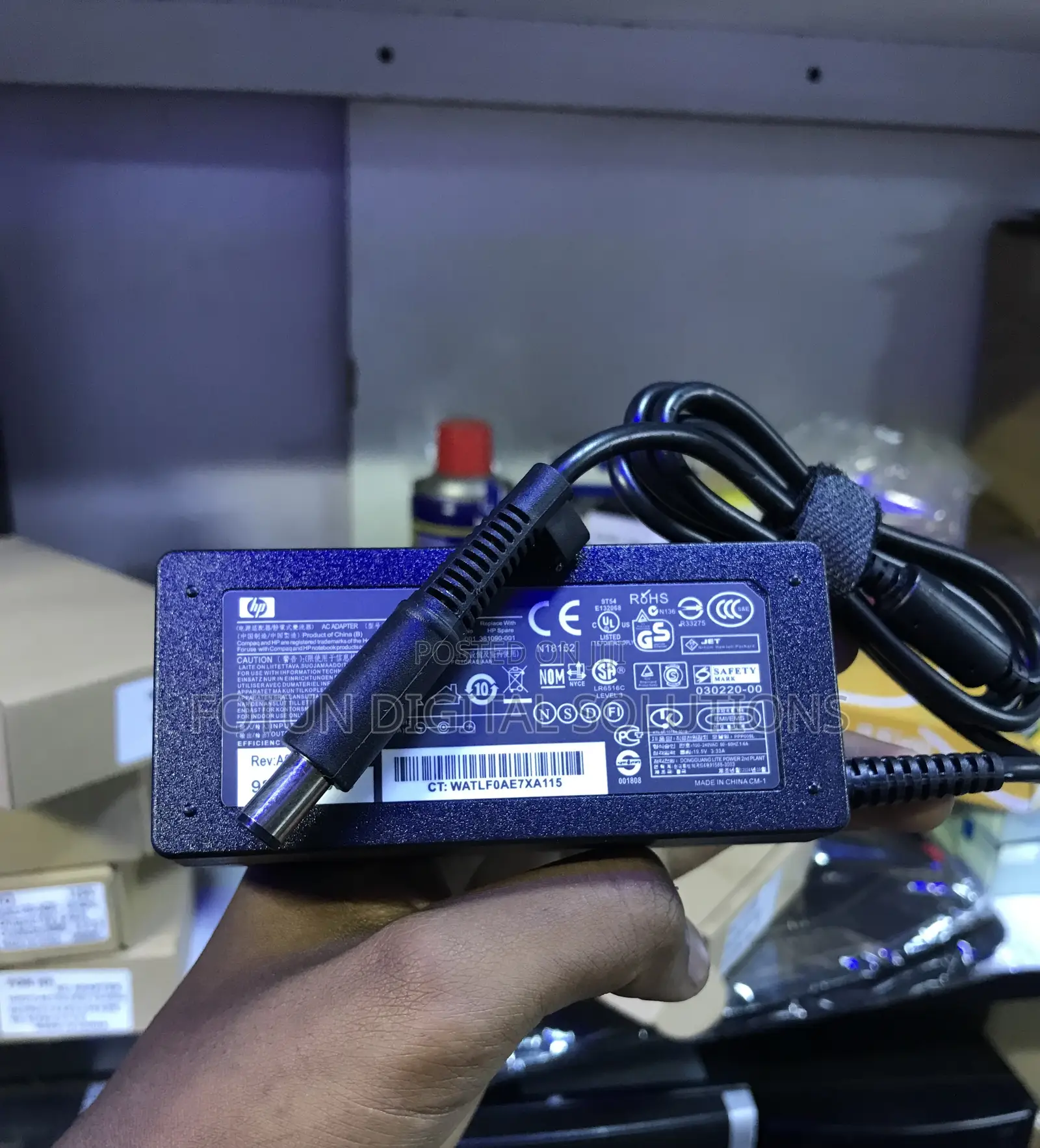 90w Ac Adapter for Hp Laptop Models Pavilion Dv6, Dv7, G6, G7, Probook