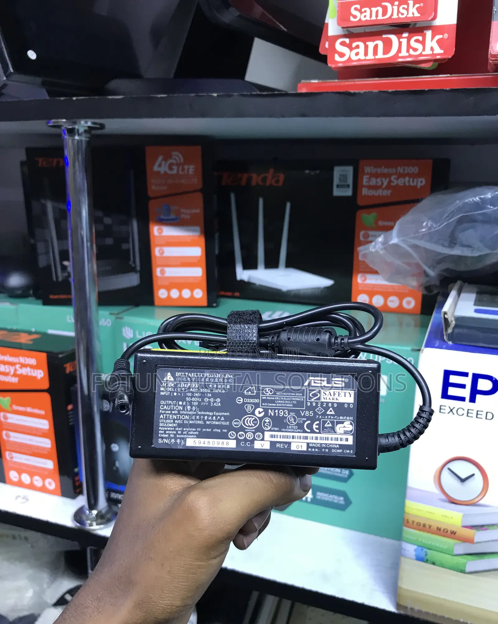 65w Universal Laptop Charger for Asus - 19v 3.42a