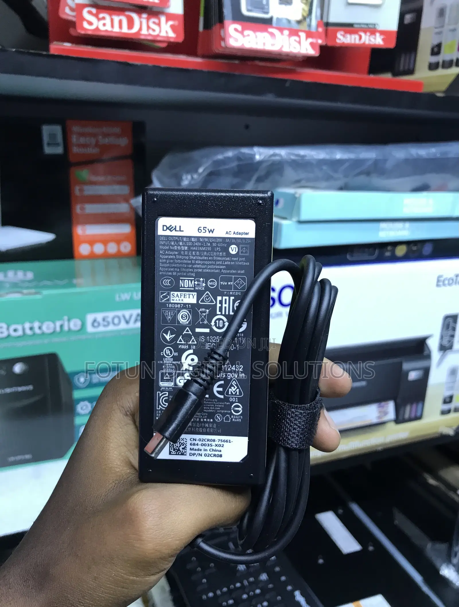 Dell 65w Type C Laptop Charger Replacement