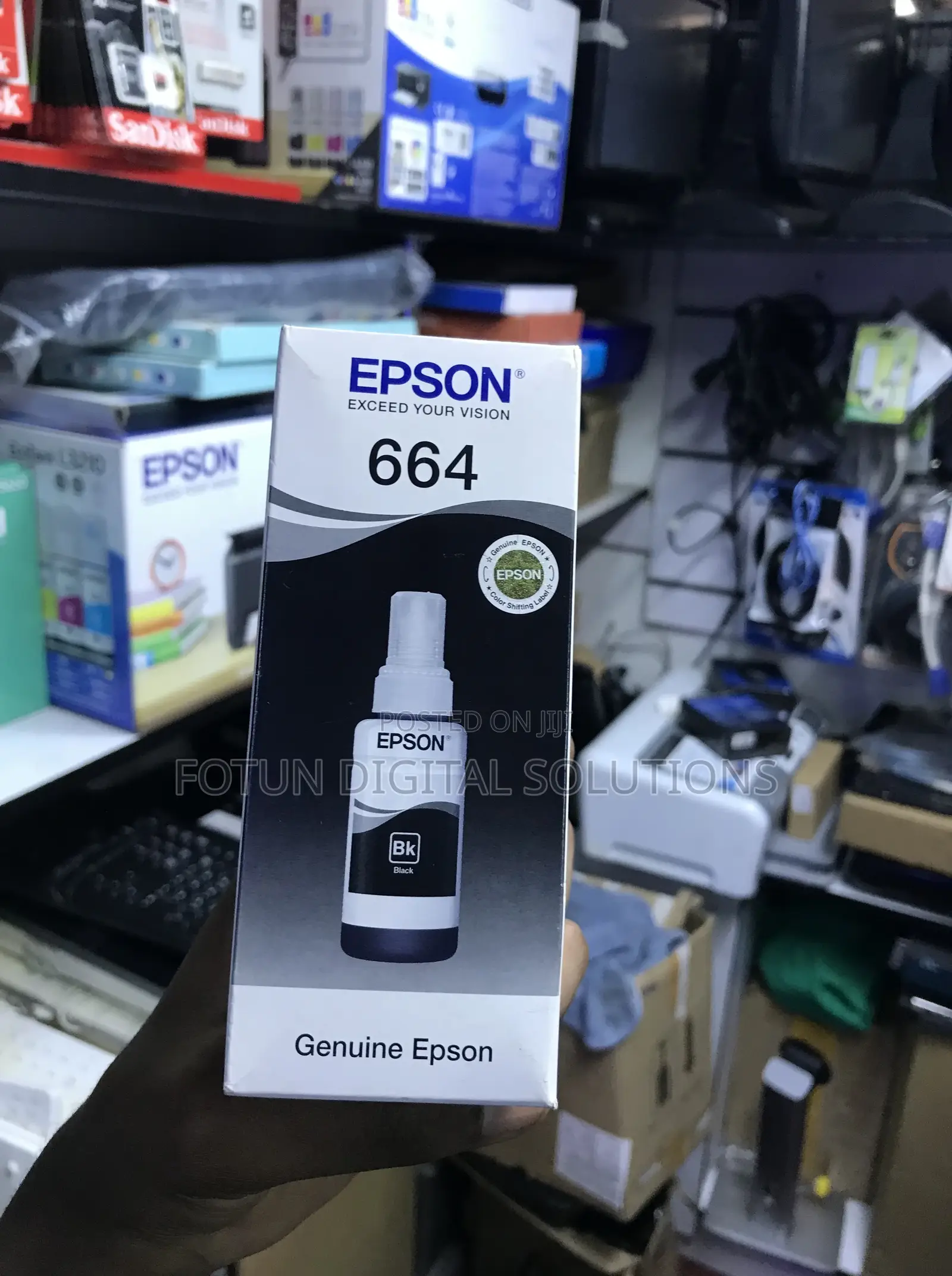 Epson 664 Ink Bottle Refill - High Capacity for Ecotank Printers