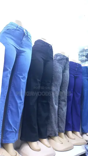 Assorted Colors Stretch Mom Jeans