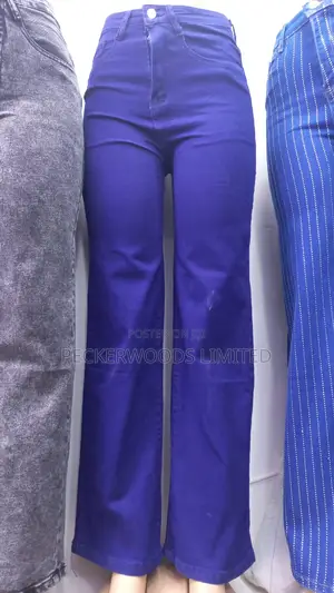 Assorted Colors Stretch Mom Jeans