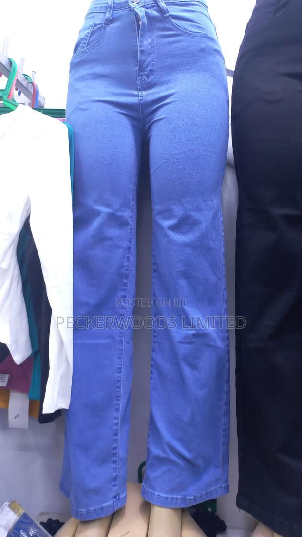 Assorted Colors Stretch Mom Jeans - thumbnail 3