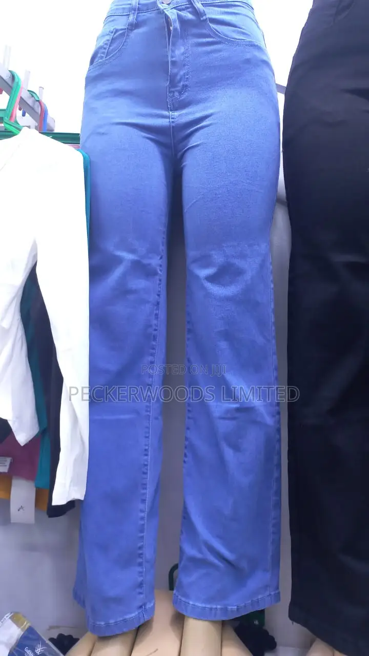 Assorted Colors Stretch Mom Jeans