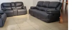 7 Seater Mahogany Recliner Couch