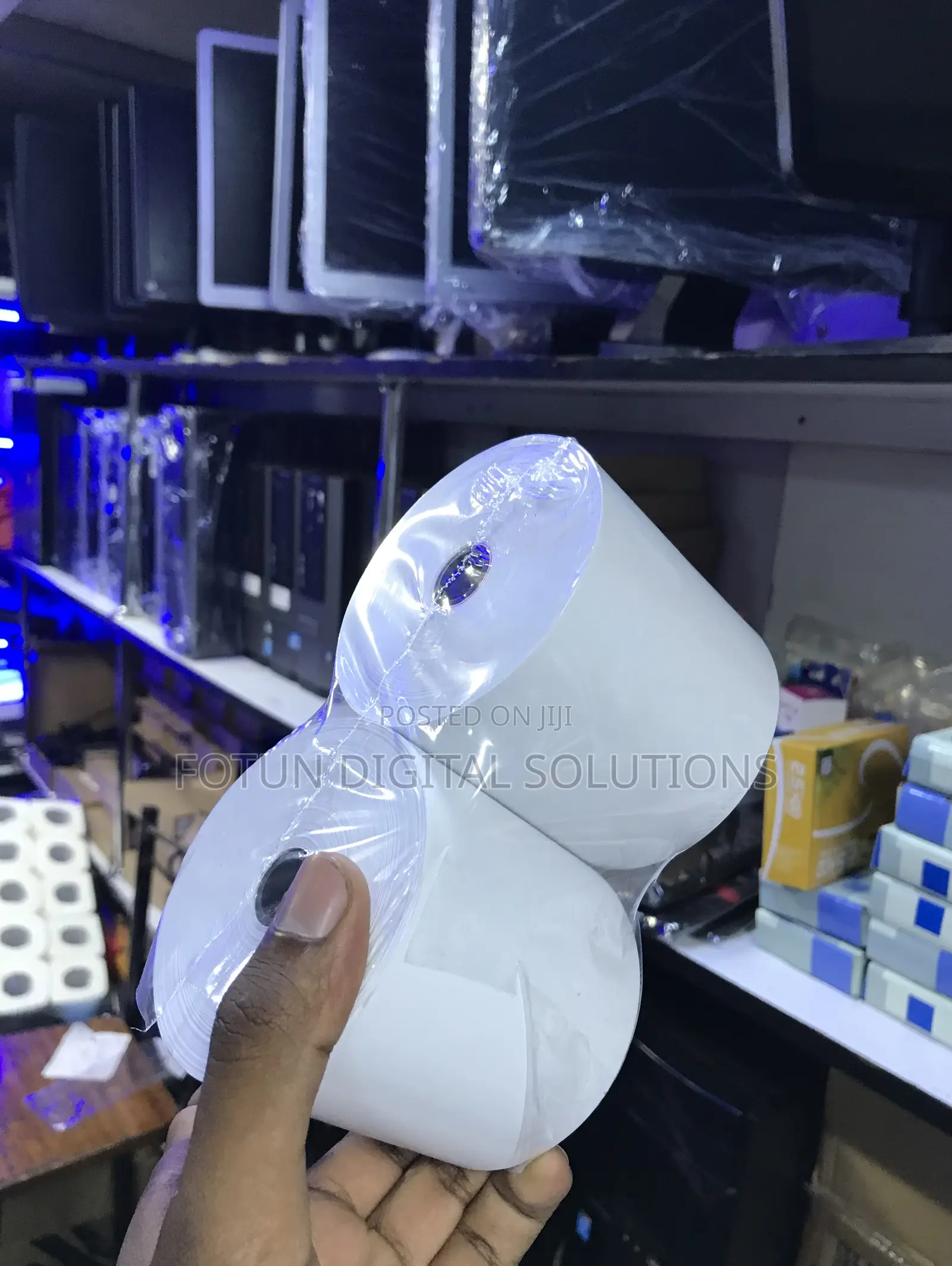 79x80mm Thermal Paper Rolls - 3-Layer for Long Receipt Archive Life