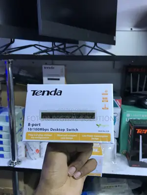 Tenda 8-Port Unmanaged Ethernet Switch - Easy Expand Your Network