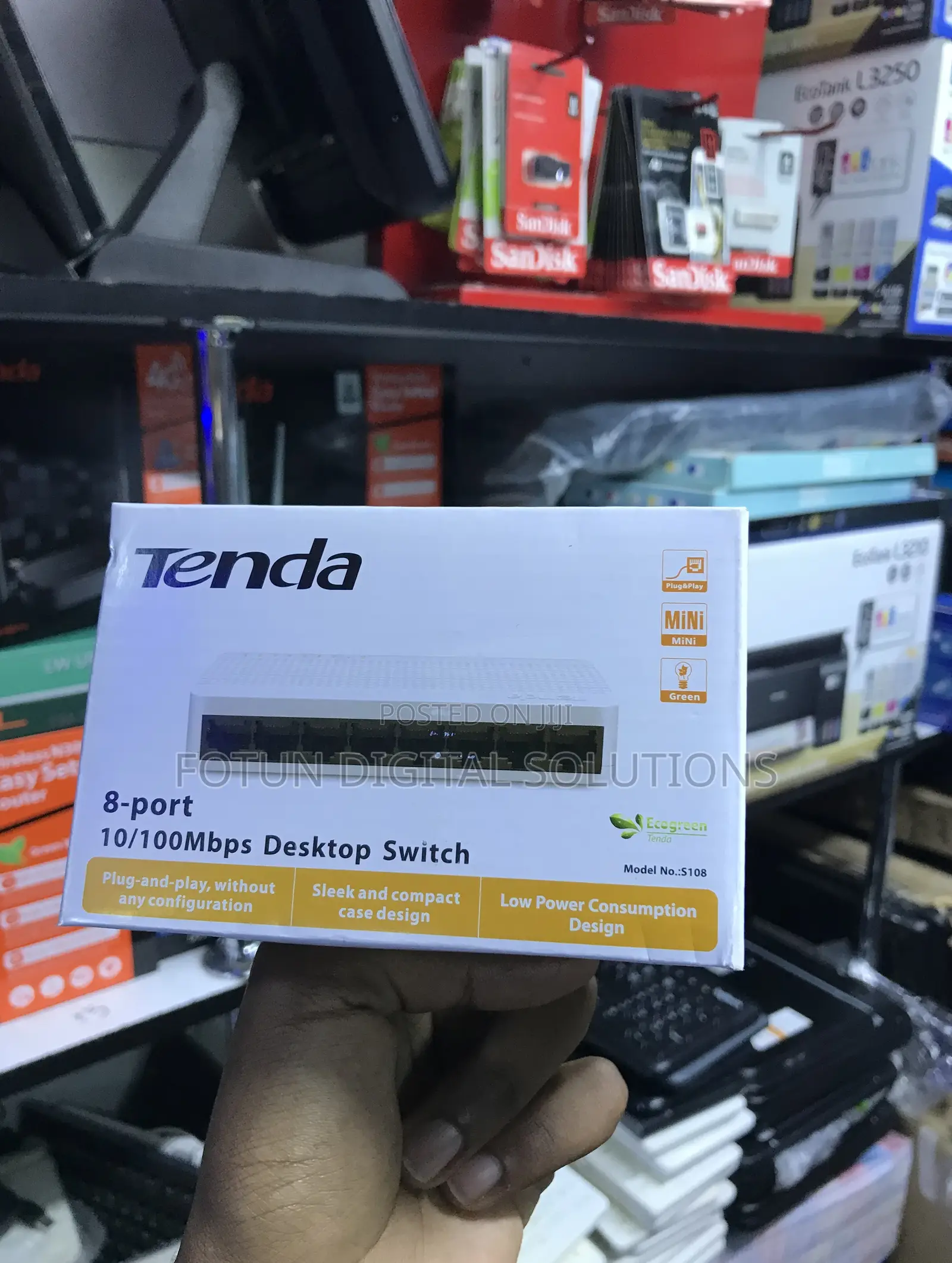 Affordable 8-Port Switch by Tenda - Basic Networking Devices