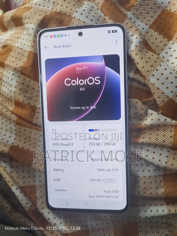 Oppo Reno 256 GB Blue - thumbnail 2