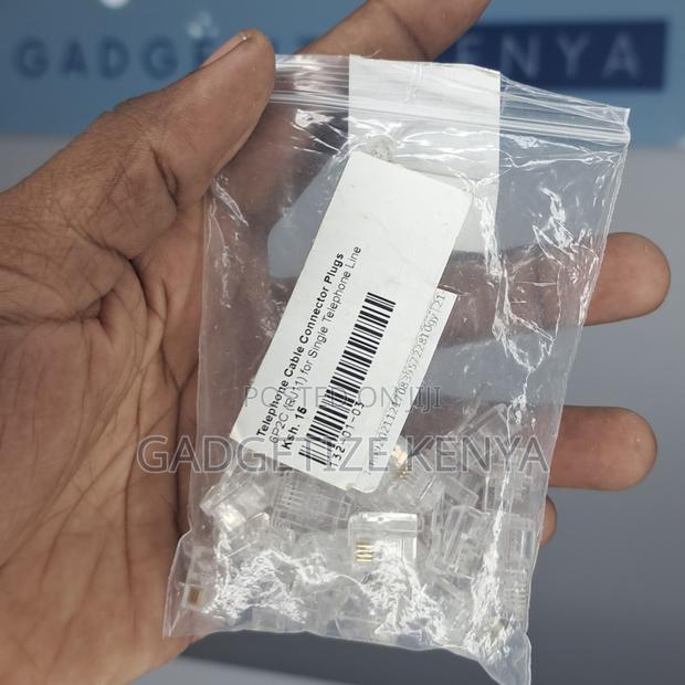 6p2c (Rj11) for Single Telephone Line Cable Connector Plug
