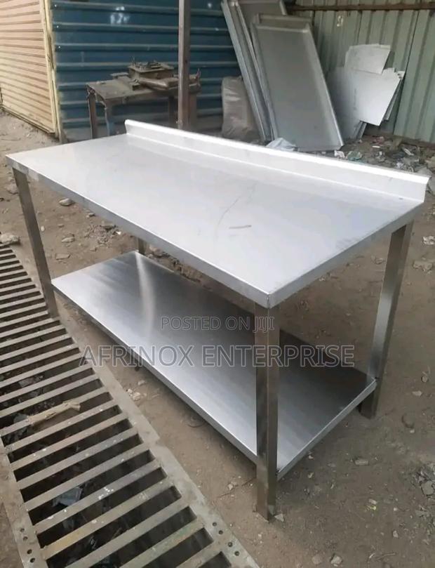 Stainless Steel Kitchen Table - main view