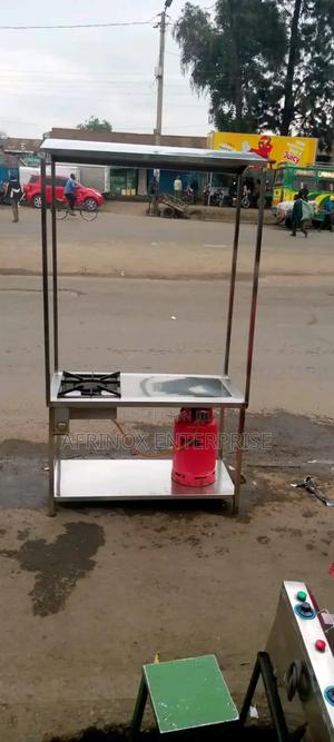 Outdoor Work Table With a Cooker - thumbnail 2