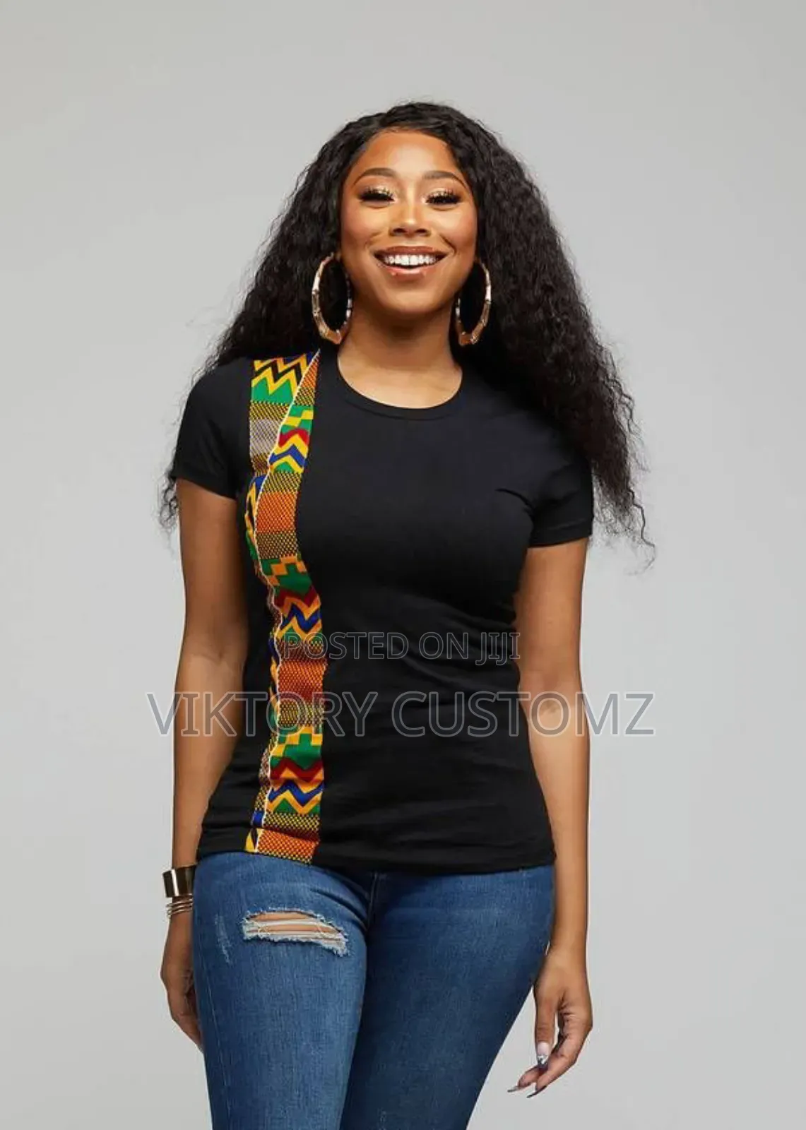 Ankara Print T-Shirts
