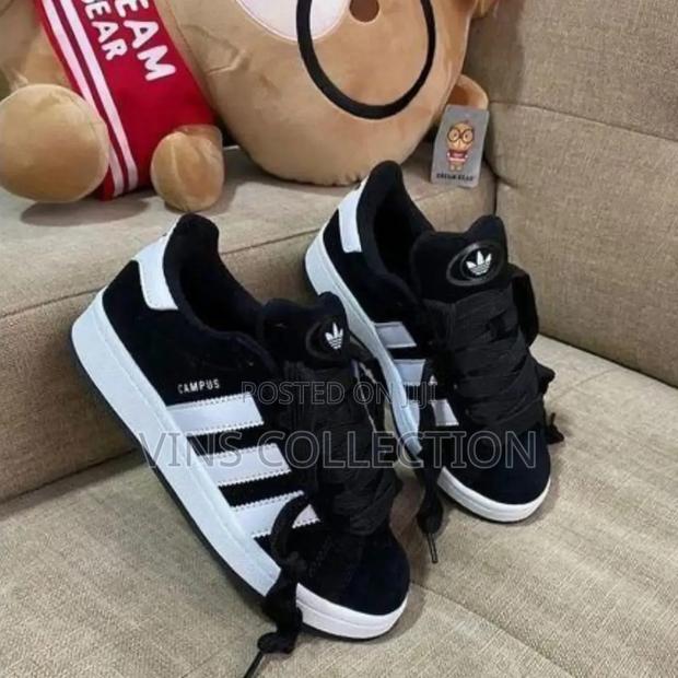Adidas Campus Black White - thumbnail 2