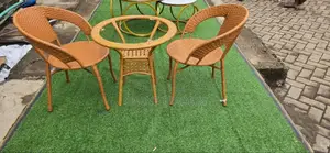 Outdoor Garden Balcony Set Table With Two Chairs