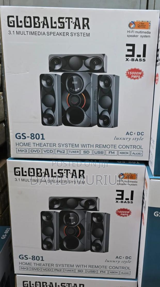 3.1ch Globalstar Home Theater System With Remote Control Hb