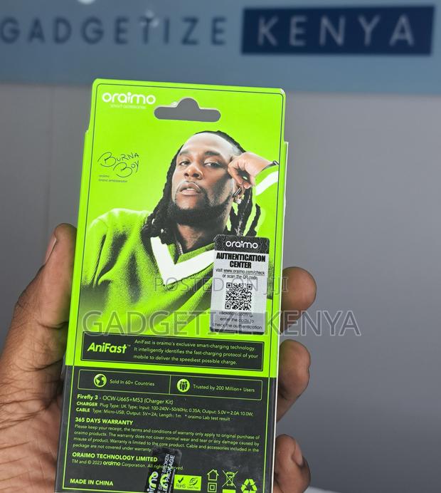 Oraimo Firefly 3 Iec-G Usb 10w Fast Charging Kit (Ocw-U66s) - thumbnail 2