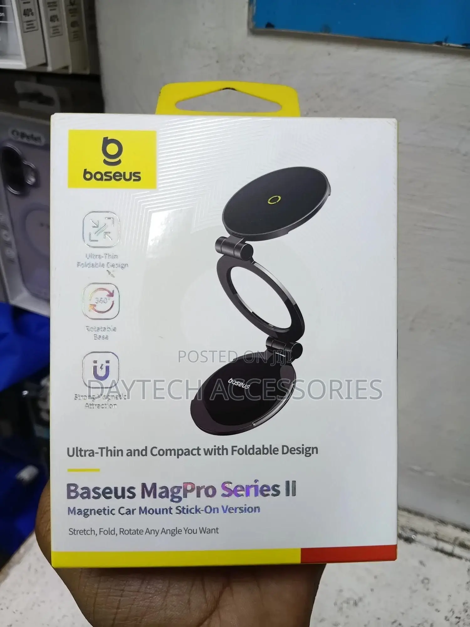 Baseus Magpro Series Ii Car Phone Mount - Black