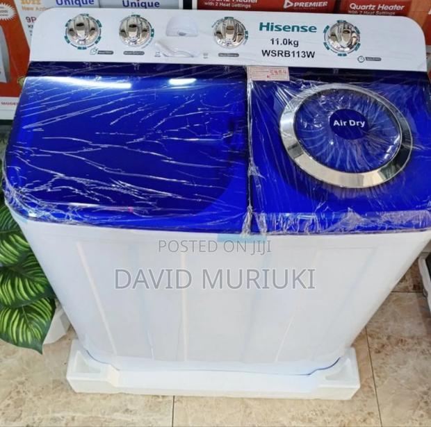The Amazing Hisense Twin Tub Top Load Semi Automatic Washing 7.5kgs