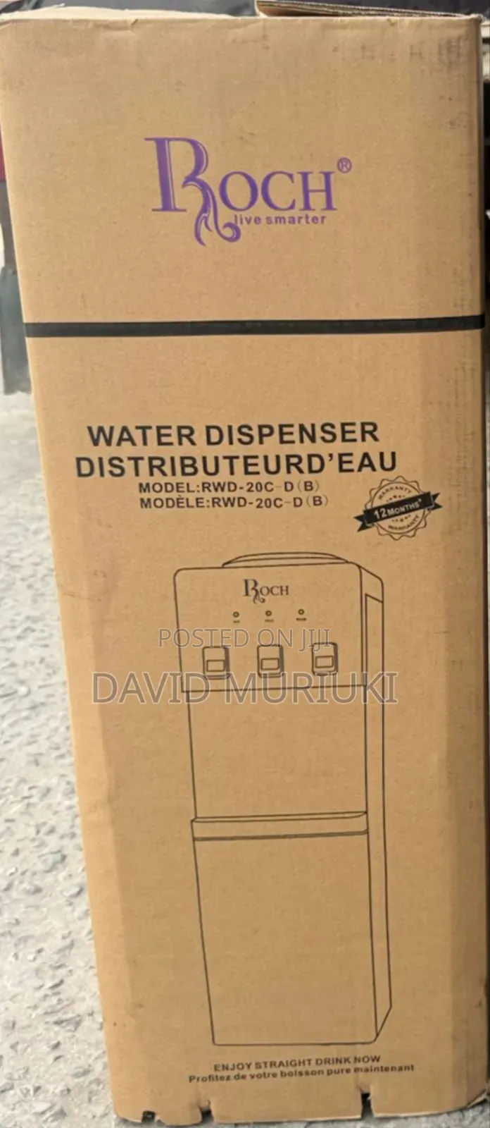 Executive 3 Taps Standing Roch Dispenser Modern Efficiency