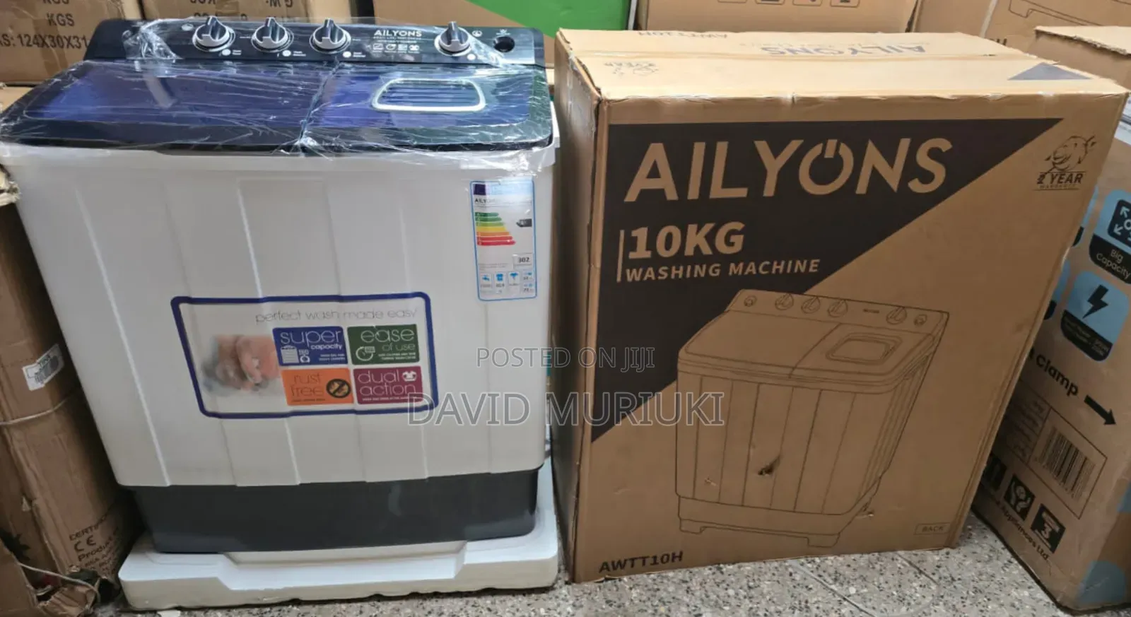 Ailyons Washing Machine 10 Kg Twin Tub Expert