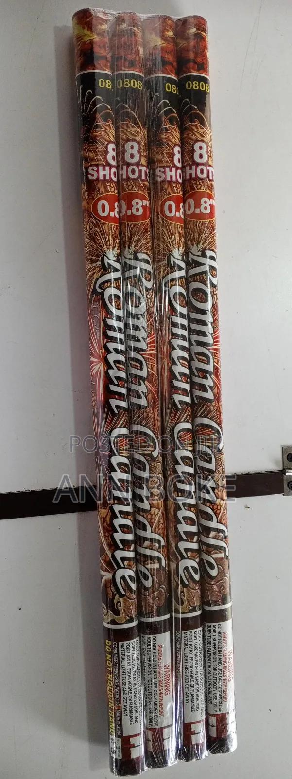 Roman Candle 8 Shots Fireworks  
- Each