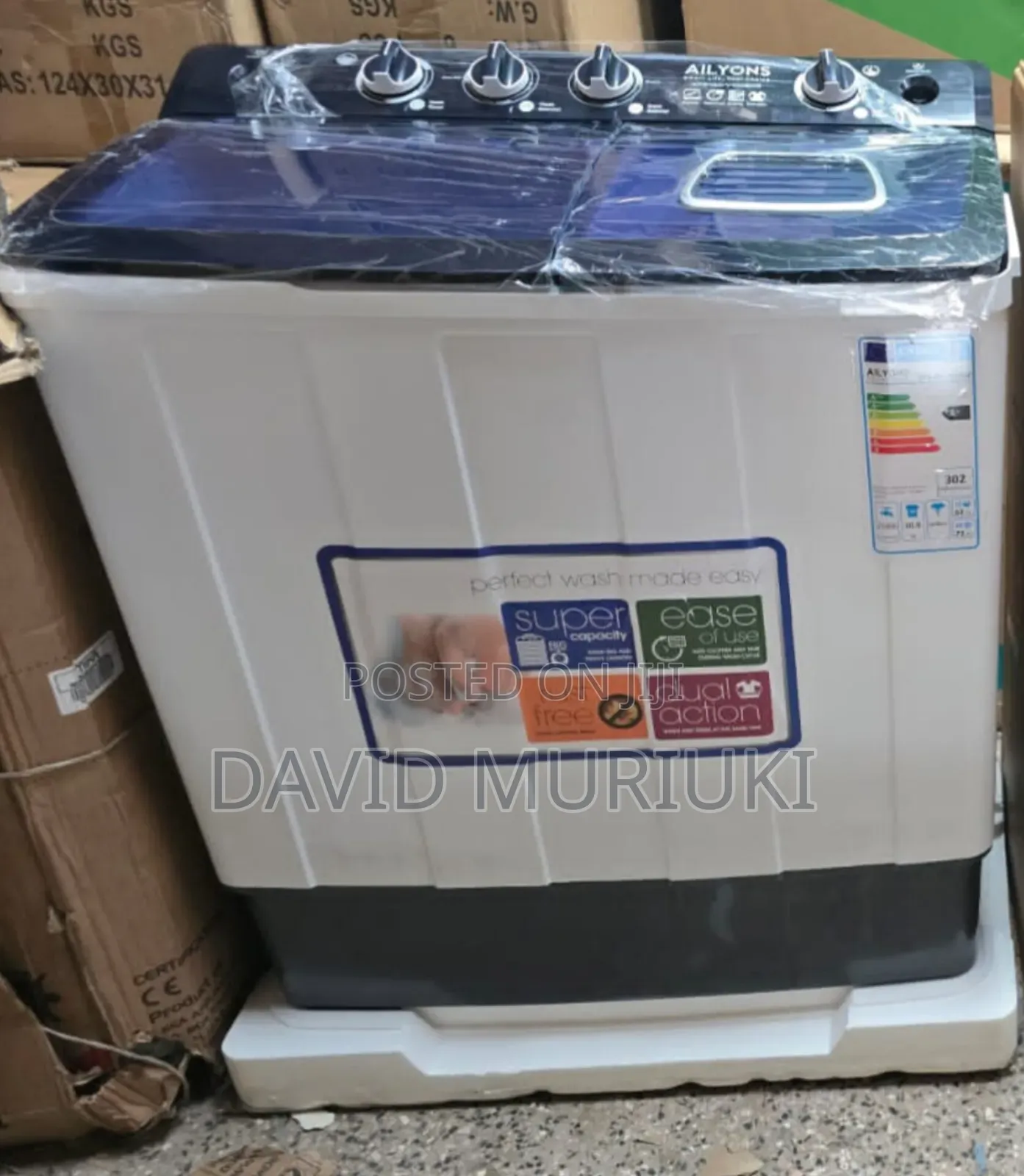 Ailyons Washing Machine 10 Kg Twin Tub Expert Machine