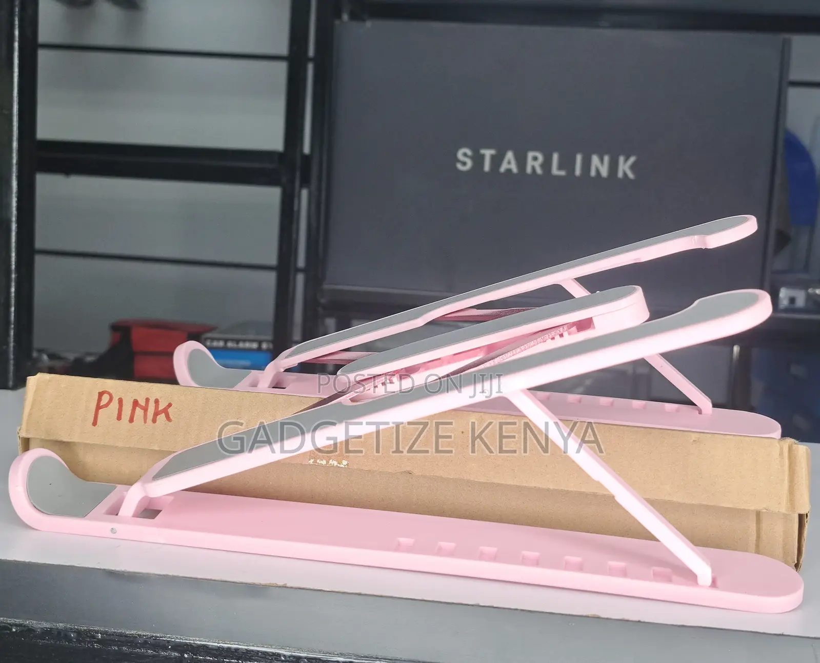 Adjustable Foldable and Portable Laptop Stand (Abs Plastic)