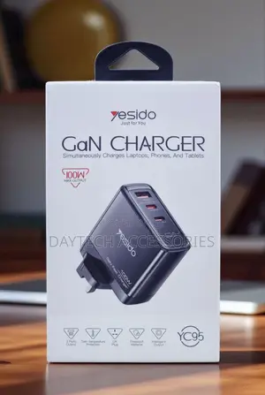 This Is a Yesido Yc95 100w Gan Fast Charger - Black