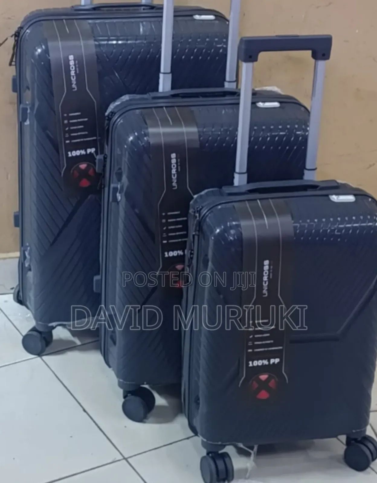 Large 3 in 1 Unbreakable Pp Suitcases