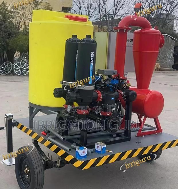 Self-Powered Irrigation System, Mobile Fertigation. Irriguru Frees - main view