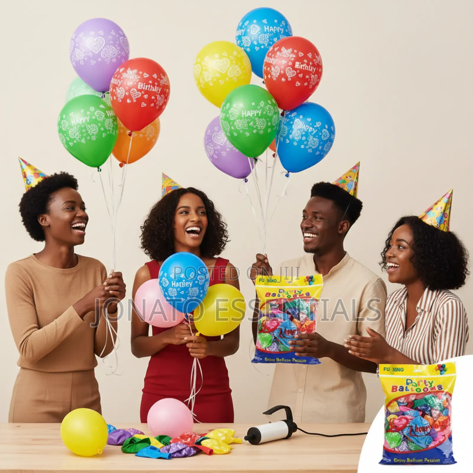 100pc Happy Birthday Balloons Set