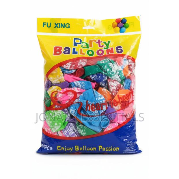 100pc Happy Birthday Balloons Set - thumbnail 3