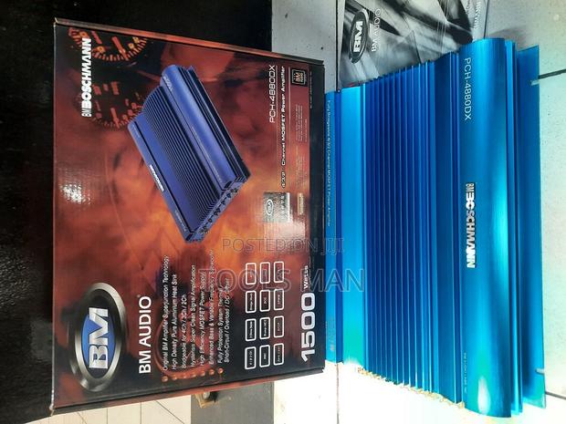 1500w Bridgeable Car 4 Channel Power Amplifier
