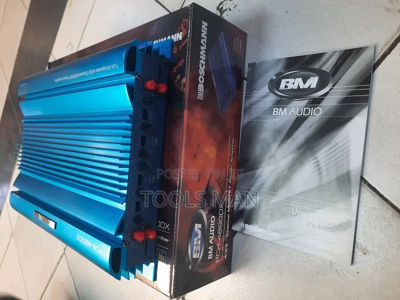 1500w Bridgeable Car 4 Channel Power Amplifier