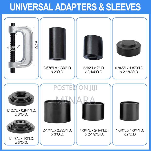 10 Pcs, Ball Joint Press U Joint Removal Tool Kit - thumbnail 3