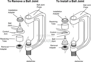 10 Pcs, Ball Joint Press U Joint Removal Tool Kit