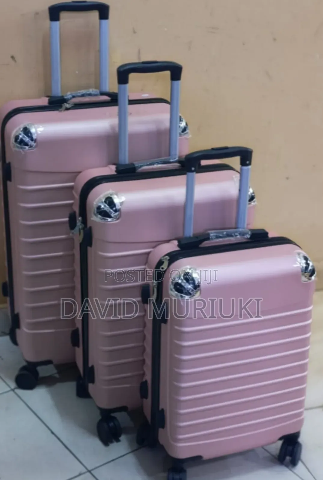 3 in 1 Luxurious Fibre Suitcase Zipper