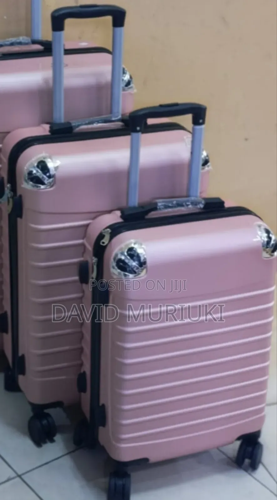3 in 1 Luxurious Fibre Suitcase Zipper
