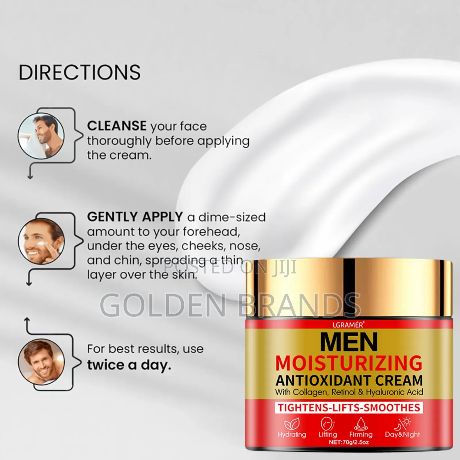 Men's Collagen Moisturizing Cream for Anti-Aging