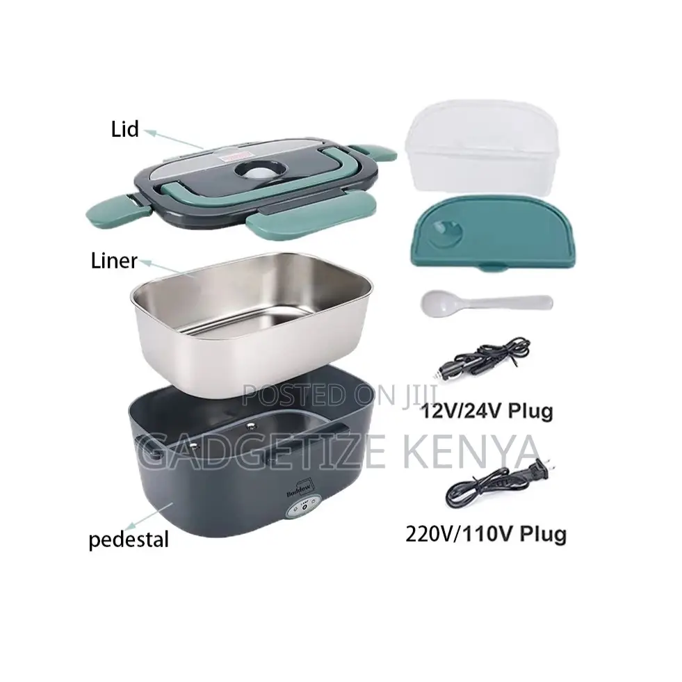 Portable Electric Food Warmer Lunch Box (Stainless Steel Inner Pot)