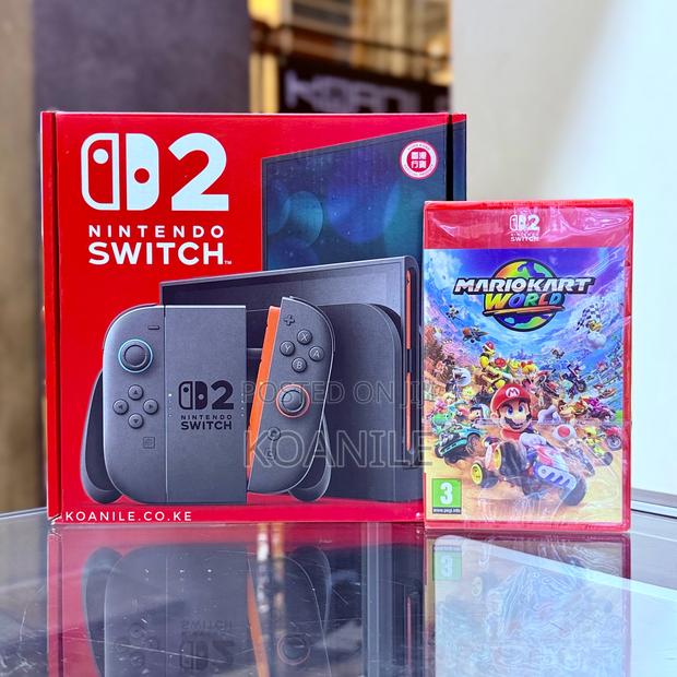 Nintendo Switch 2 Console With Mario Kart World Game - main view
