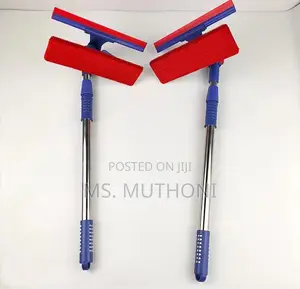 *2-in-1 Telescopic Window Cleaner With a Squeegee*