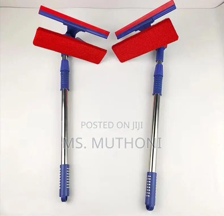 *2-in-1 Telescopic Window Cleaner With a Squeegee*