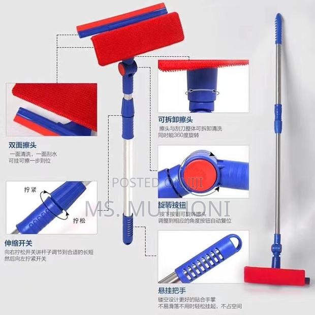 *2-in-1 Telescopic Window Cleaner With a Squeegee* - thumbnail 3
